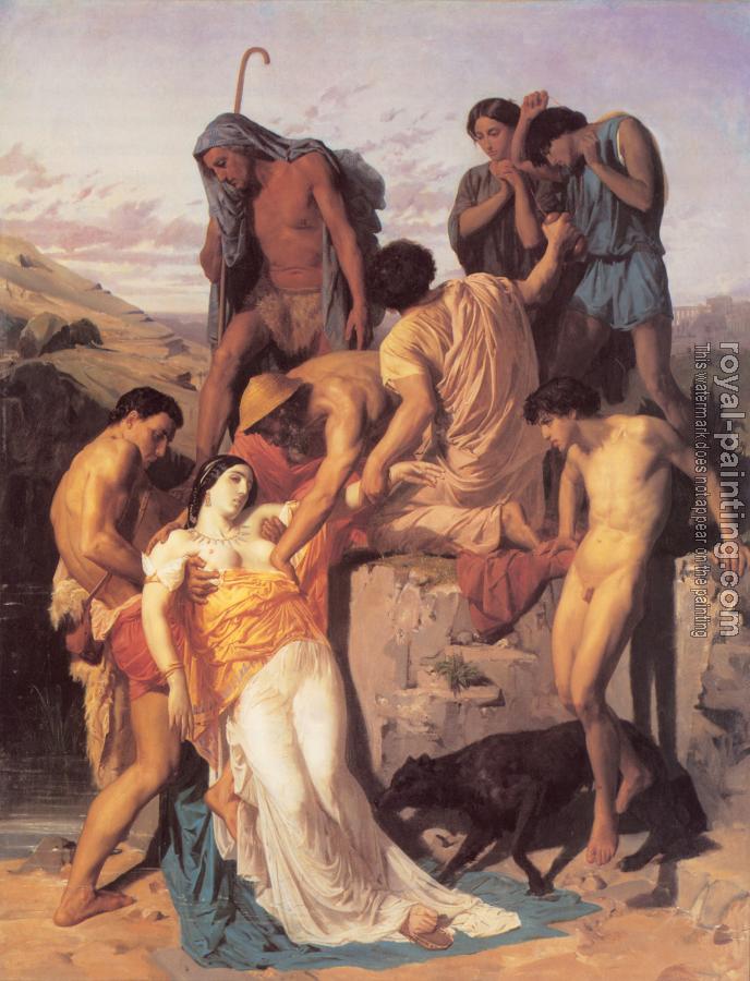 William-Adolphe Bouguereau : Zenobia retrouvee par les bergers sur les bords de l'Araxe (Zenobia Found by Shepherds on the Banks of the Araxes)